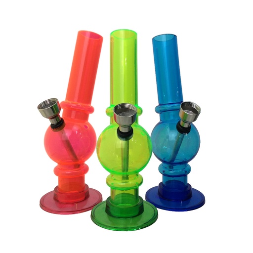 [17843] Acrylic Bubble Water Pipe - 6in