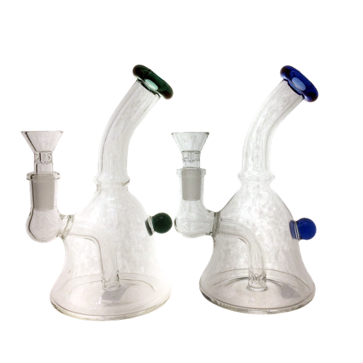 [44161] Inverted Bell Waterpipe with Marble 6in