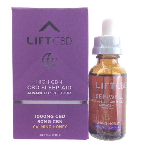 Lift CBD Oil Drops Advanced Spectrum Calming Honey Sleep Aid