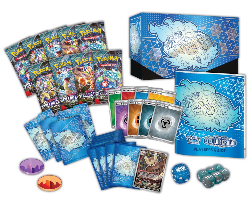 Pokemon Scarlet and Violet 7 Stellar Crown Elite Trainer Box