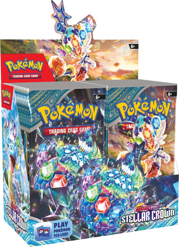 Pokemon Scarlet and Violet 7 Stellar Crown Booster Pack