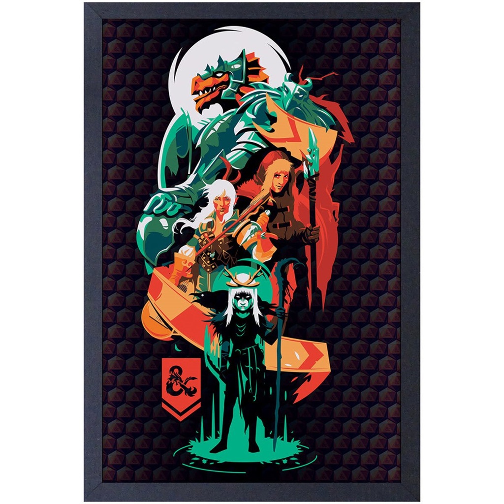 D&D - Against The Odds Framed Poster