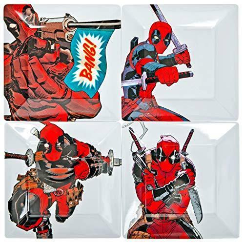 Deadpool Plate Set 4 Designs