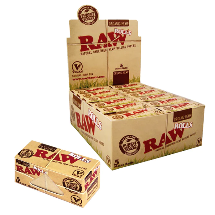 RAW Organic Hemp Rolls 5 Meter