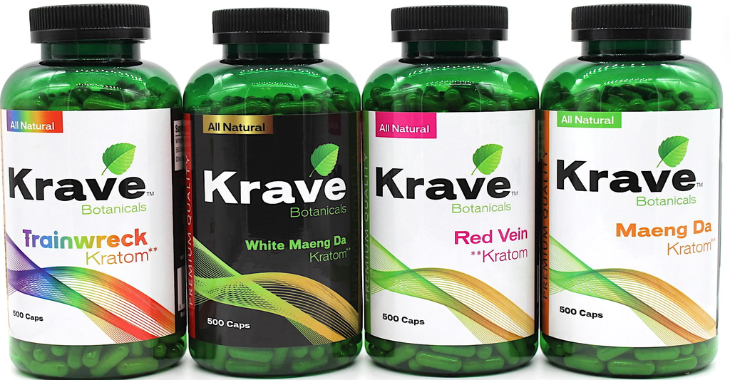 Krave Kratom 500ct Capsules