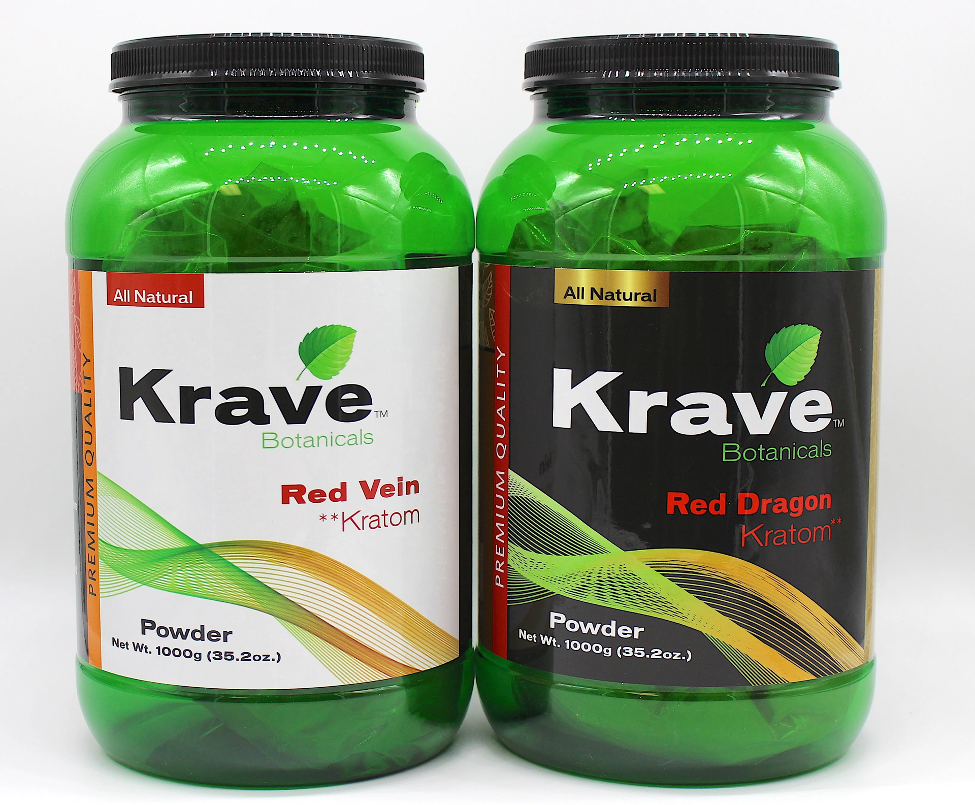 Krave Kratom 1000g Powder (Green Malay)