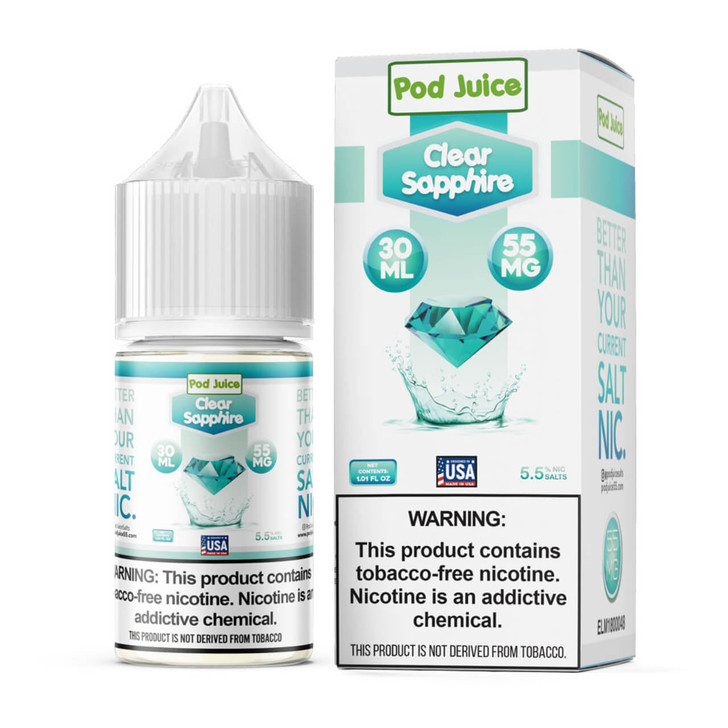 Pod Juice 30ml Clear Sapphire (55MG)