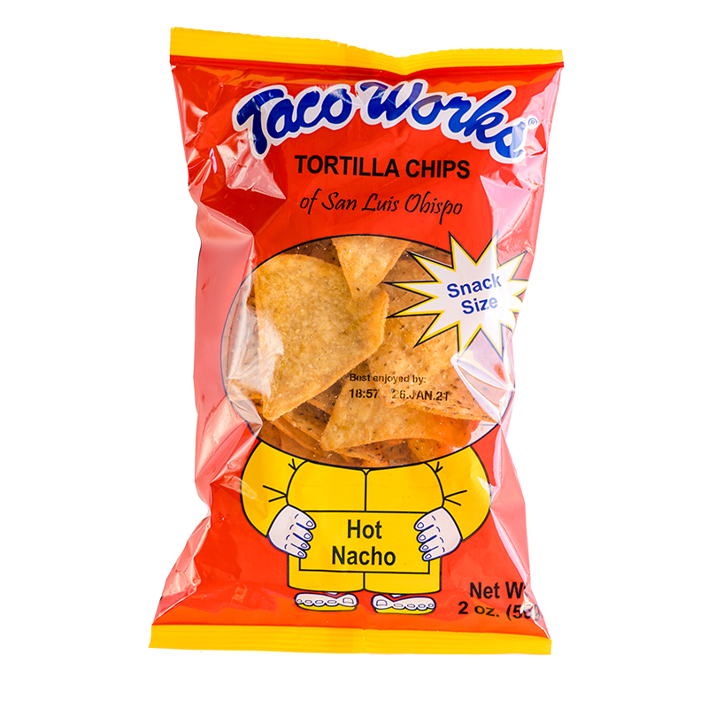 Taco Works Tortilla Chips Hot Nacho 6oz