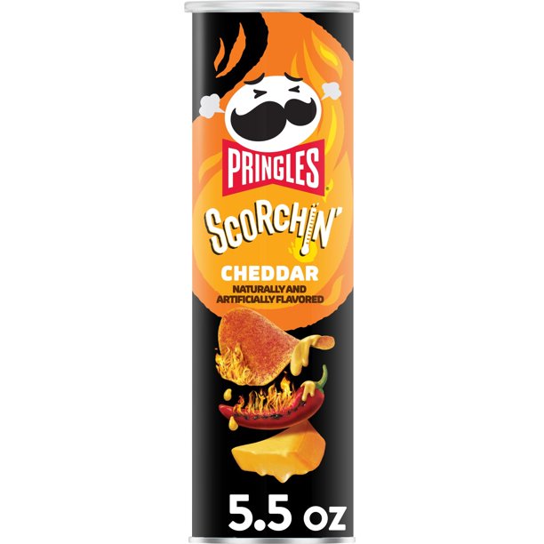 Pringles Scorchin Cheddar 5.5oz