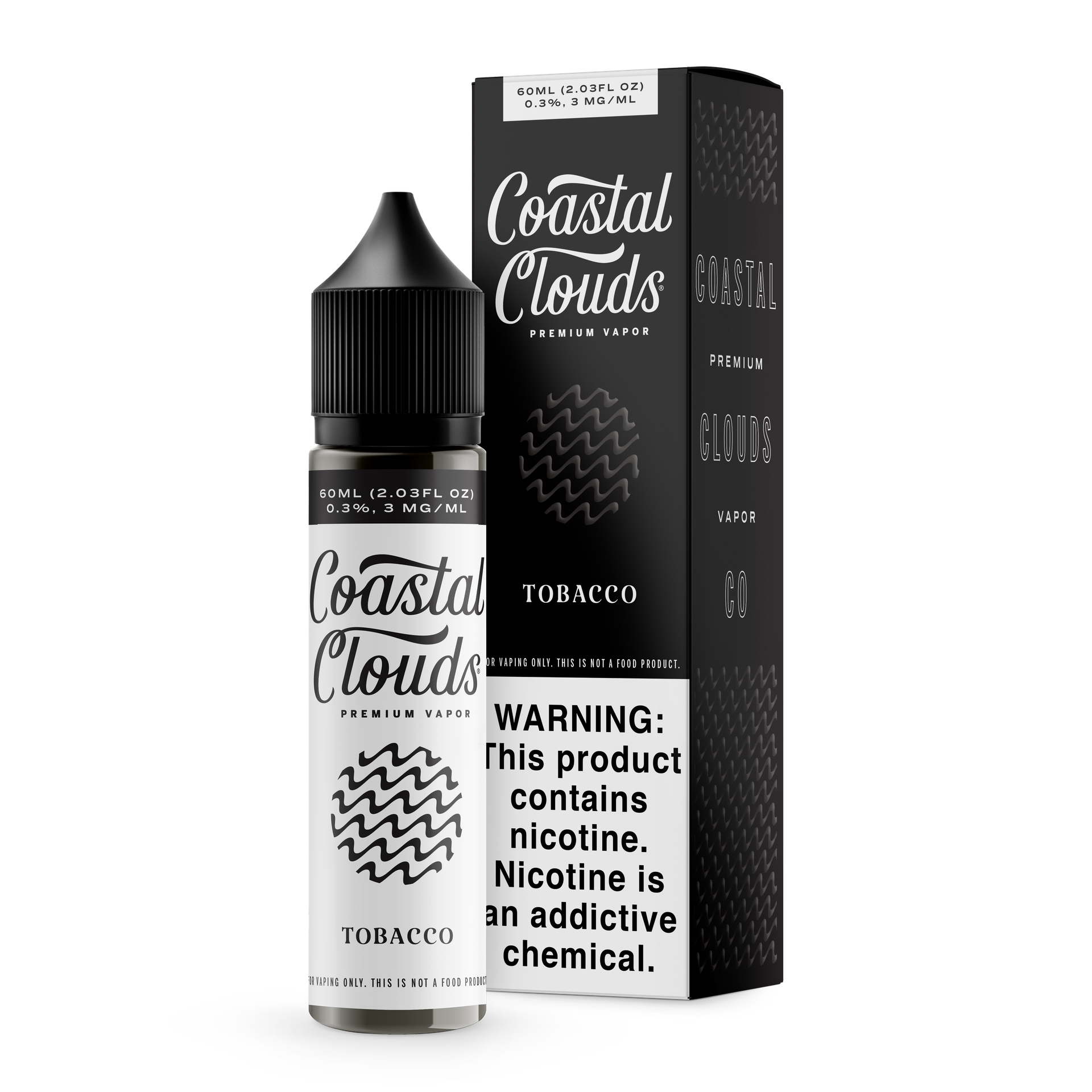 [600176052034] Coastal Clouds 60ml Tobacco (3MG)