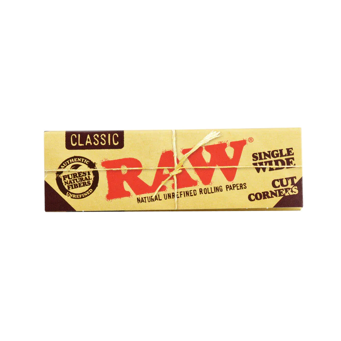 RAW Cut Corners Single Wide Rolling Papers