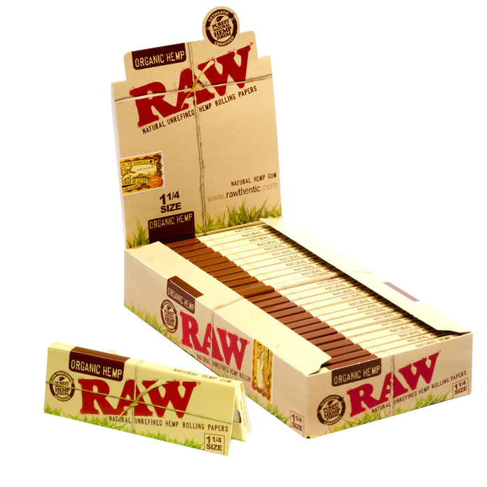 RAW Organic Hemp 1 1/4 Rolling Papers