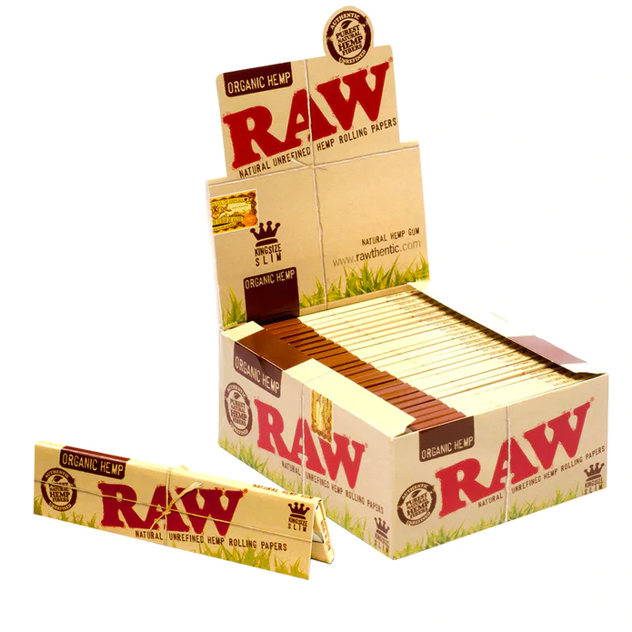 RAW Organic Hemp King Size Slim Papers