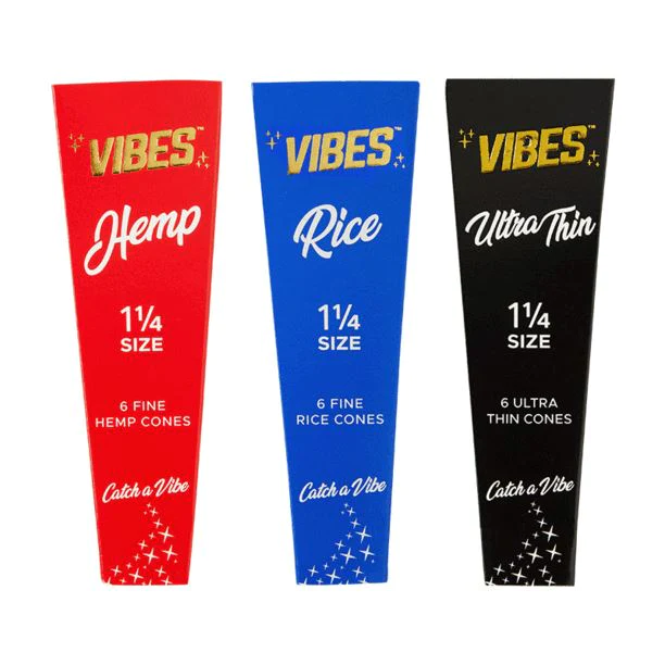 VIBES Cones King Size 3 Pack (Hemp)