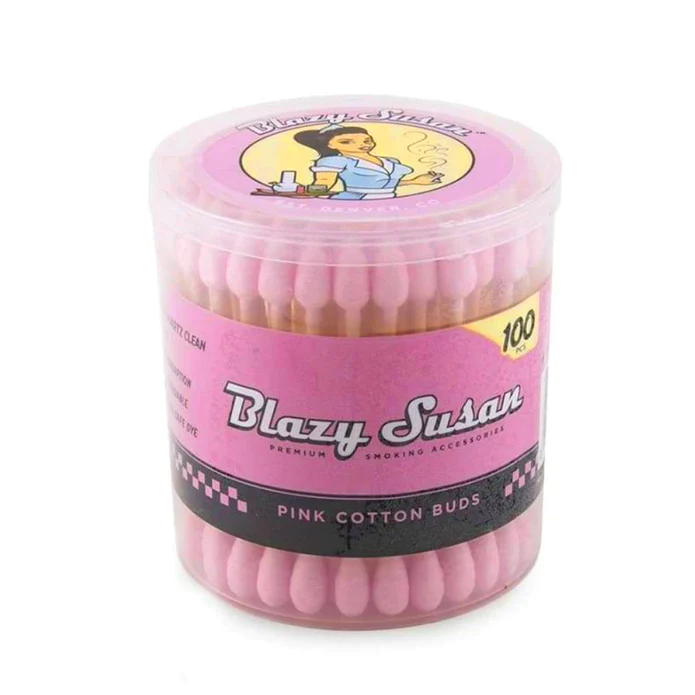 Blazy Susan Pink Cotton Buds 100ct