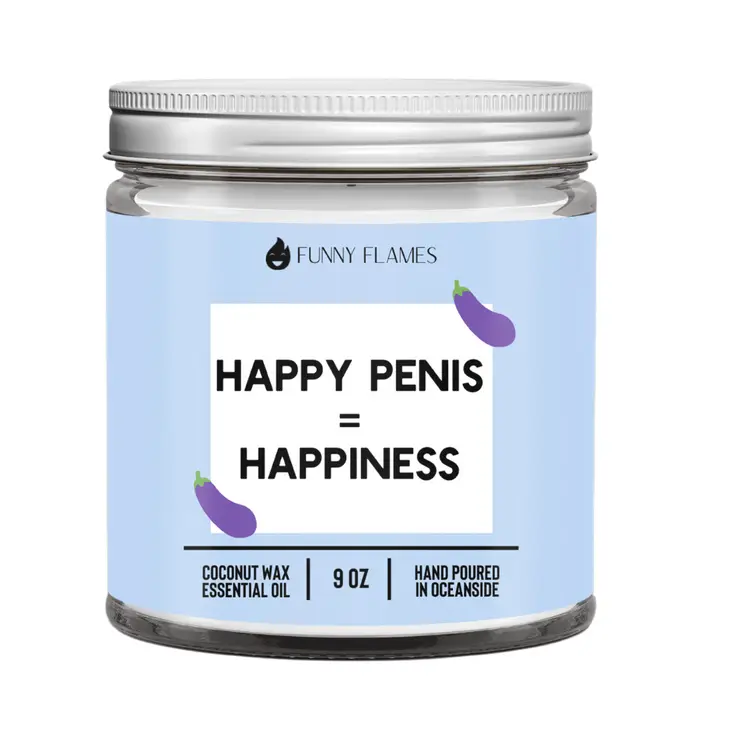 Happiness Funny Flames Candle