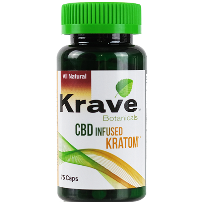 Krave CBD Infused Kratom 75ct