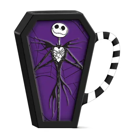 Nightmare Before Christmas Coffin Ceramic 3D Sculpted Mug