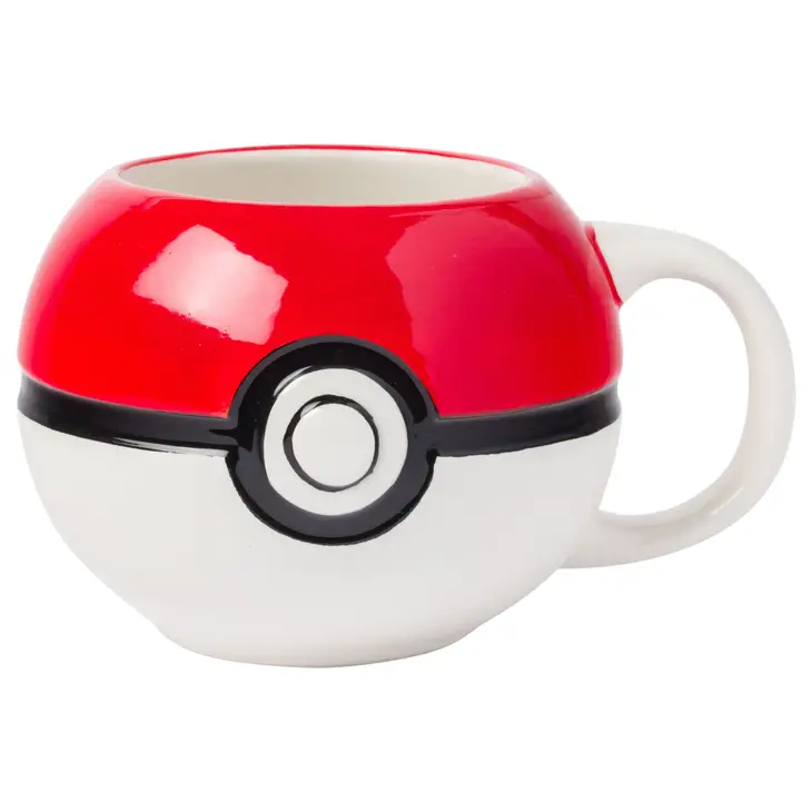 Pokemon 20oz Pokeball Sculpted Mug