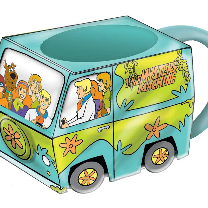 Scooby Doo Mystery Machine Ceramic 3D Sculpted Mug