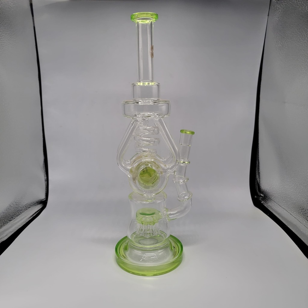 On Point Glass Tree Perc Coil Perc Recycler 15 inch