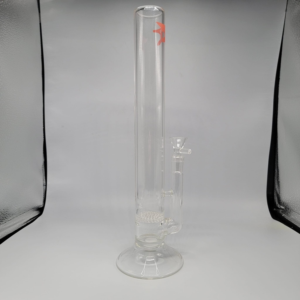 Solid Glass Honeycomb Perc 14 inch straight shooter