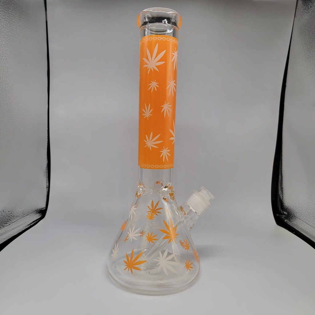 Brandless Orange Weed Beaker 14 inch