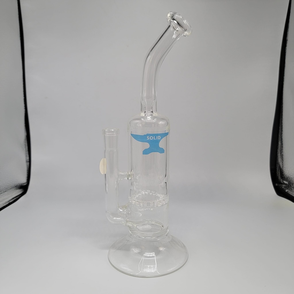 Solid Turbine Perc Bent Neck 12 Inch