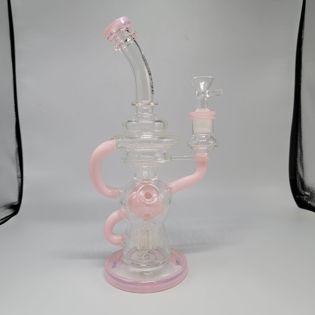 High Society Matrix Perc Recycler - Pink 10.5in