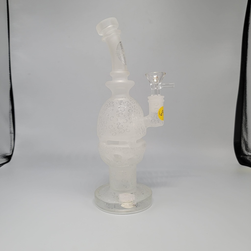 On Point Glass Matrix Perc Frosted Fab Egg 10 inch