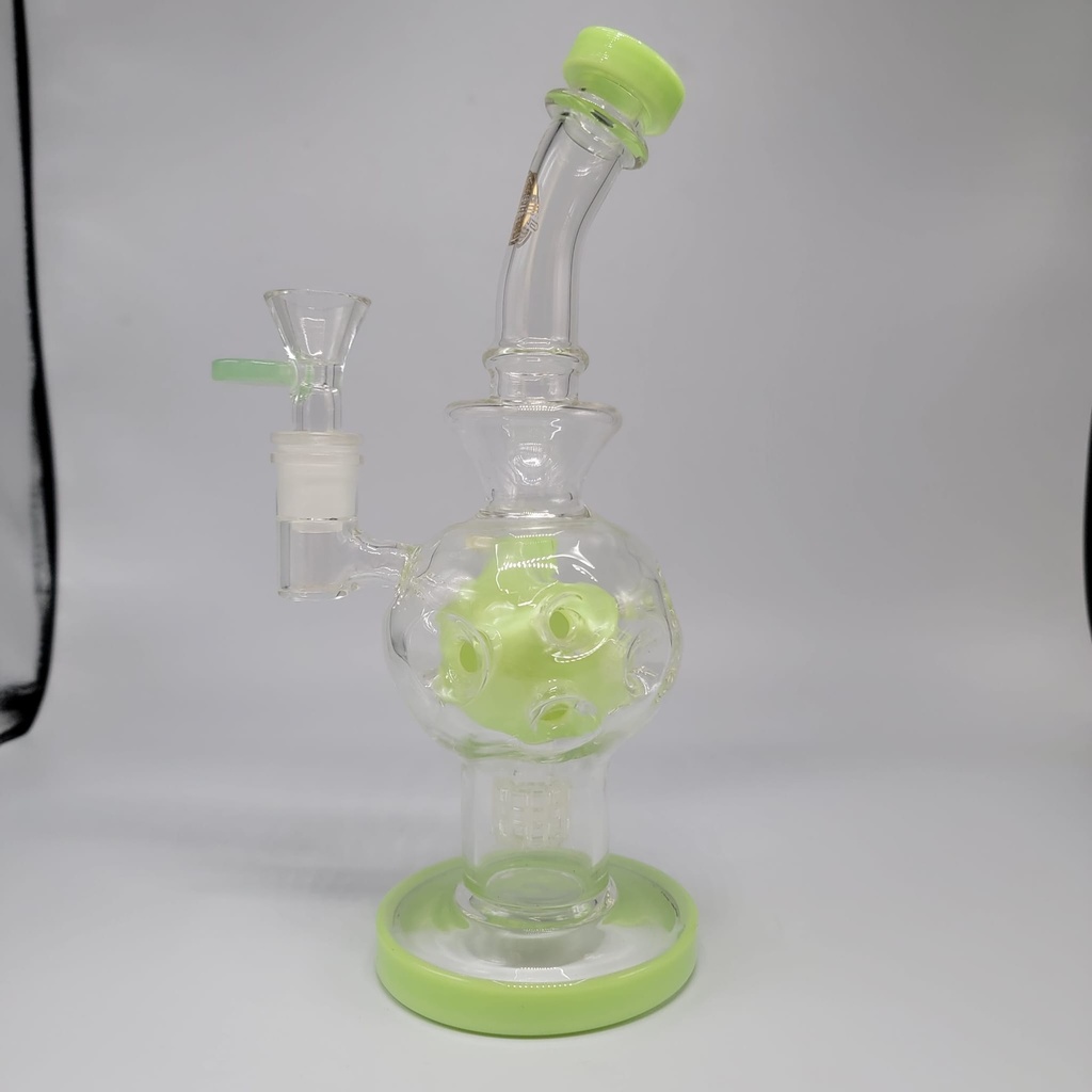 On Point Glass Matrix Perc Ball 9 inch - Slime Green