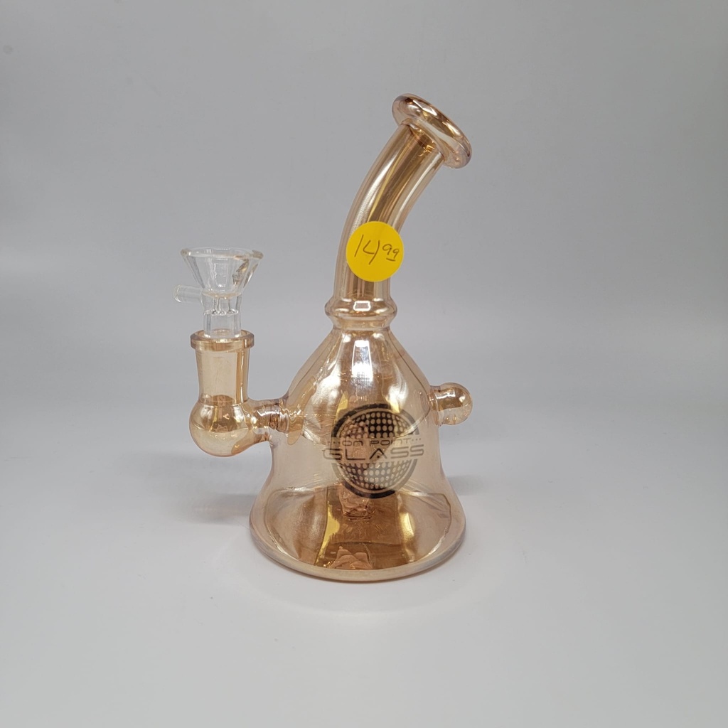 On Point Glass Inline Perc - Copper Metallic