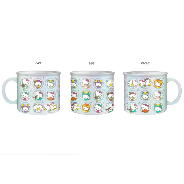 Hello Kitty Zodiac Pearlescent 20oz Ceramic Camper Mug