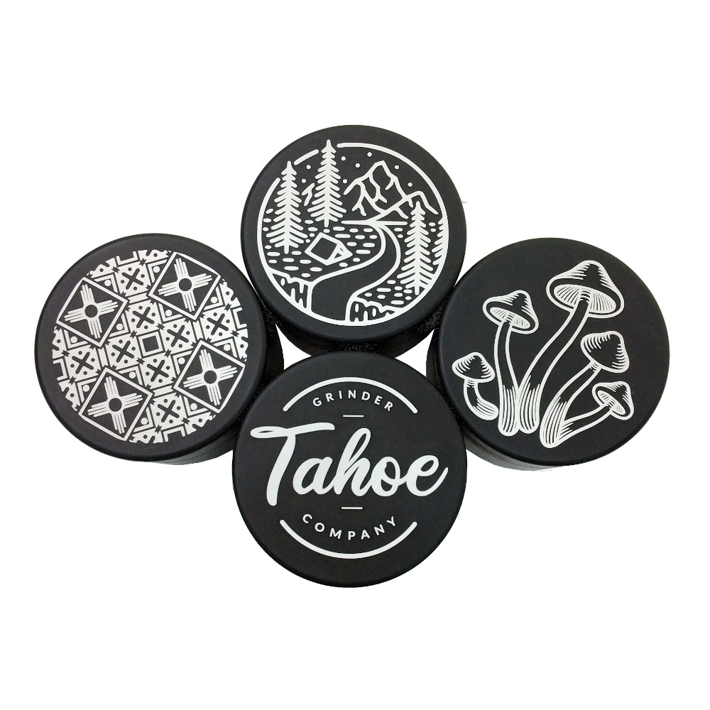 Tahoe Grinder USA Made 3 Part Deep Storage 90mm (Snowflake)