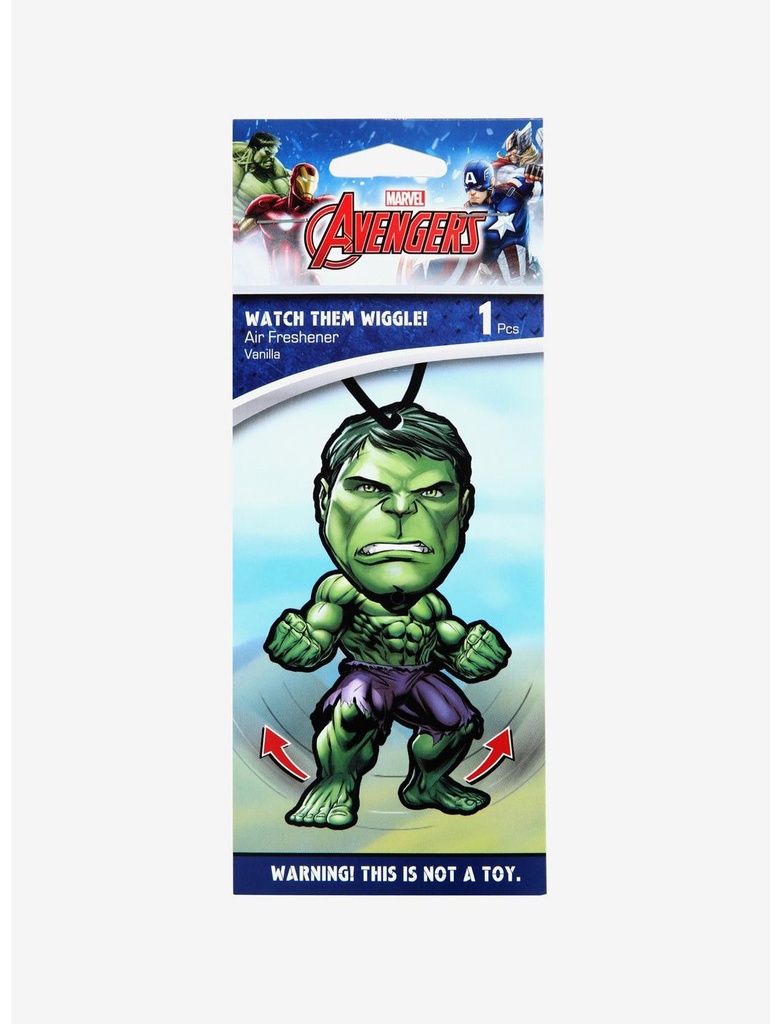 Marvel Avengers Air Freshener - Hulk - Vanilla