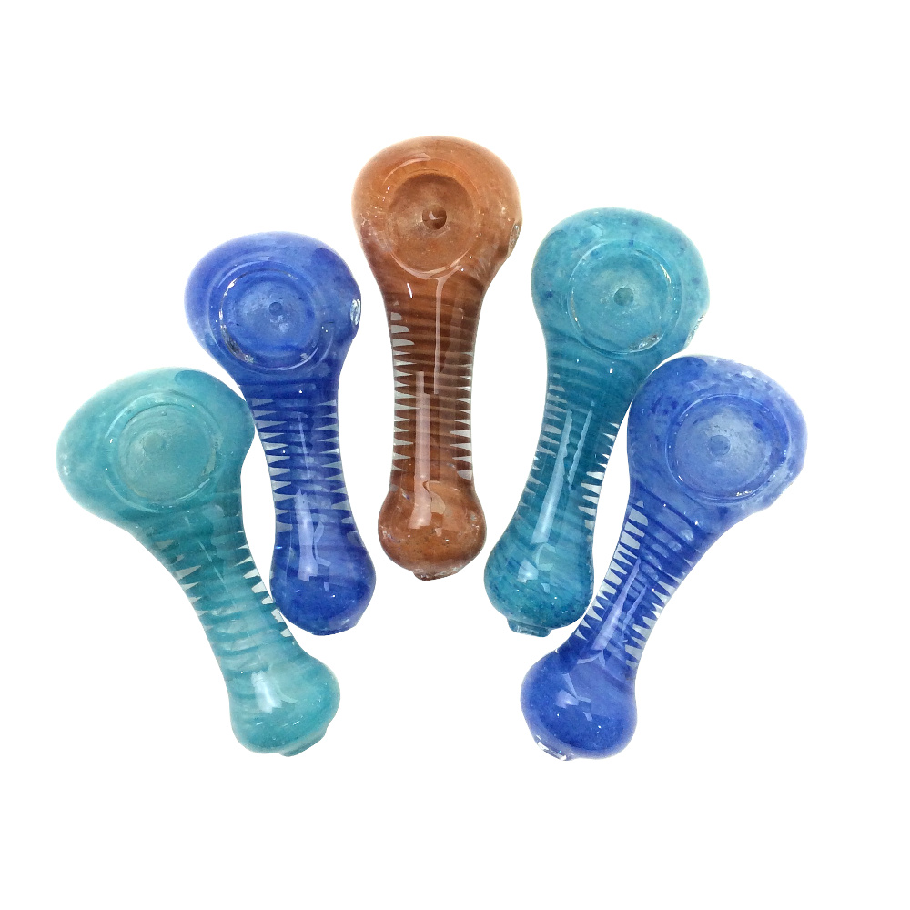 Heavy Frit Dust Twist Hand Pipe 3"