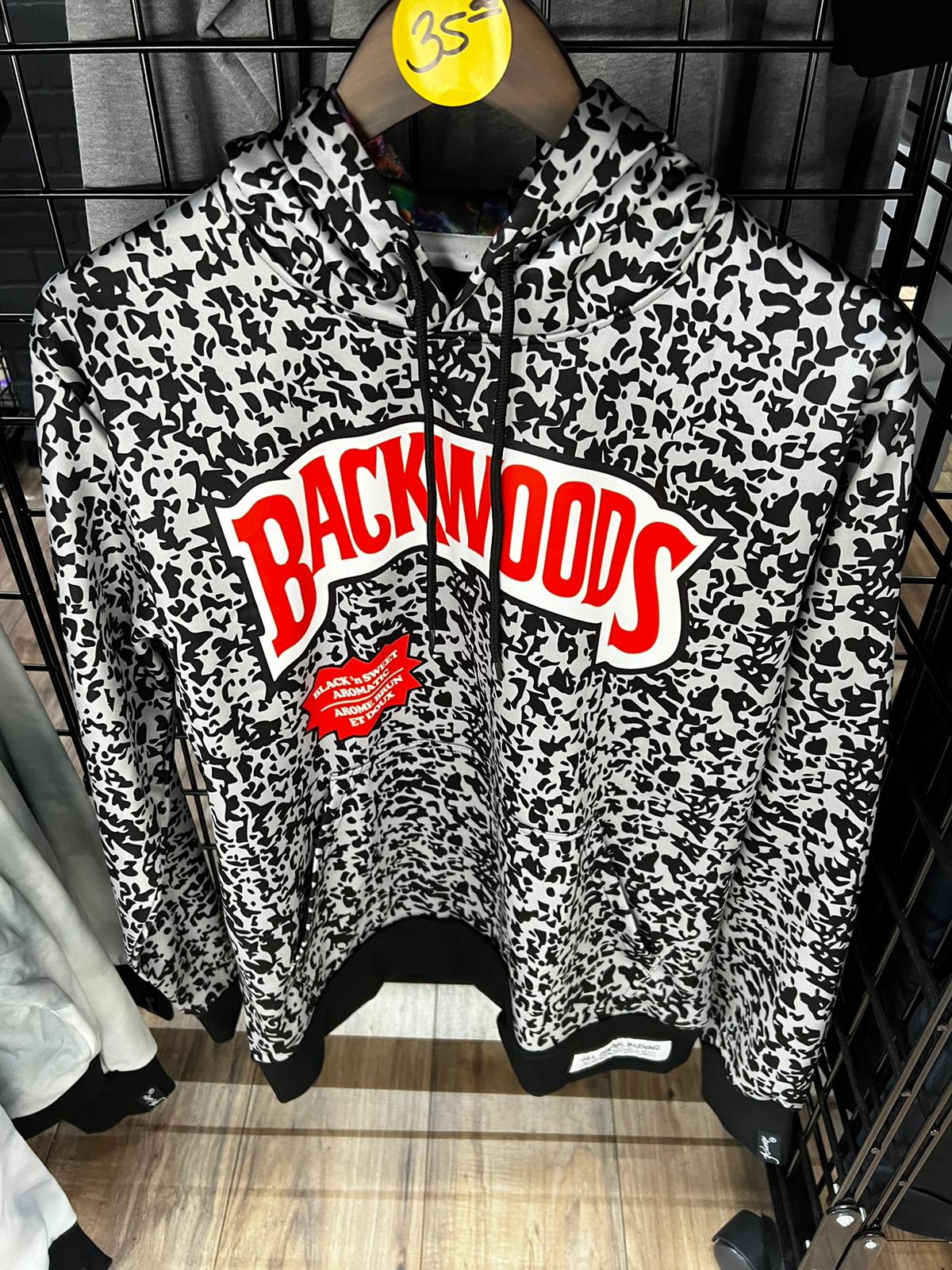 Backwoods Black'N Sweet Aromatic Grey Hoodie (Small)