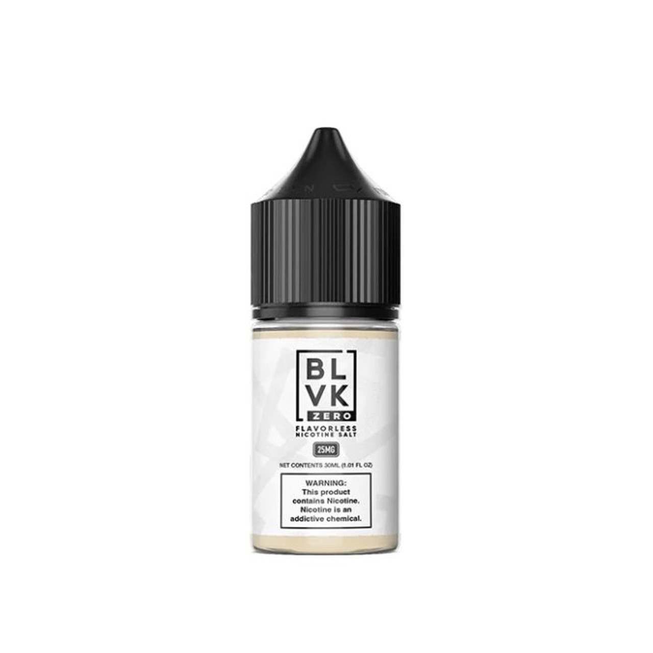 [850009563774] BLVK Zero Flavorless Nicotine Salt 30ml (25MG)