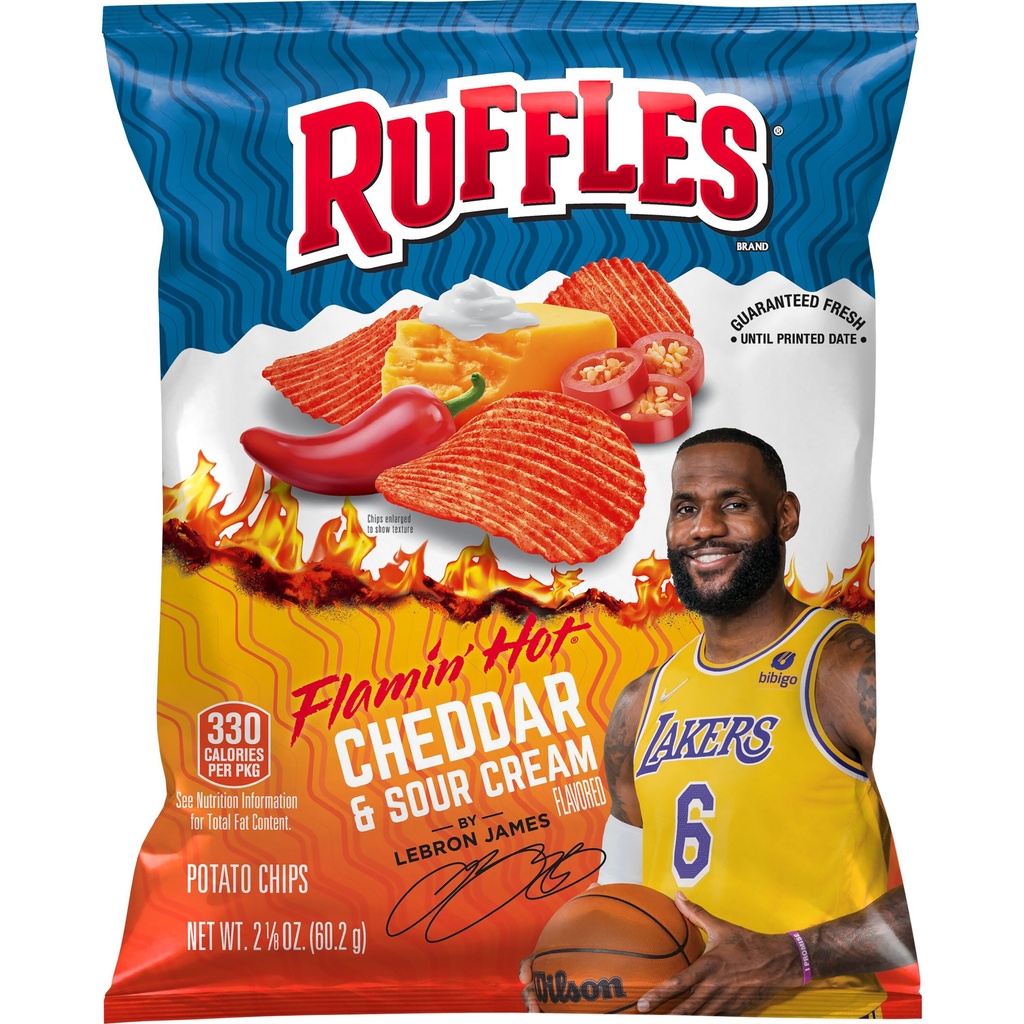 Ruffles Flamin Hot Cheddar & Sour Cream 2.25oz