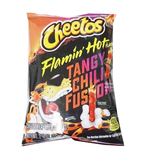 Cheetos Crunchy Flamin Hot Tangy Chili Fusion 2 3/4oz