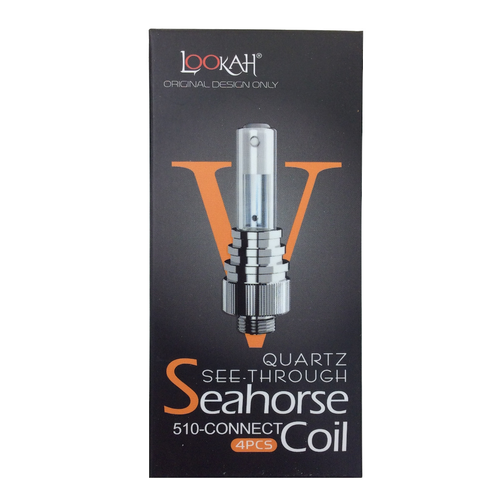 Lookah Seahorse V Quartz See Through Coil - Single