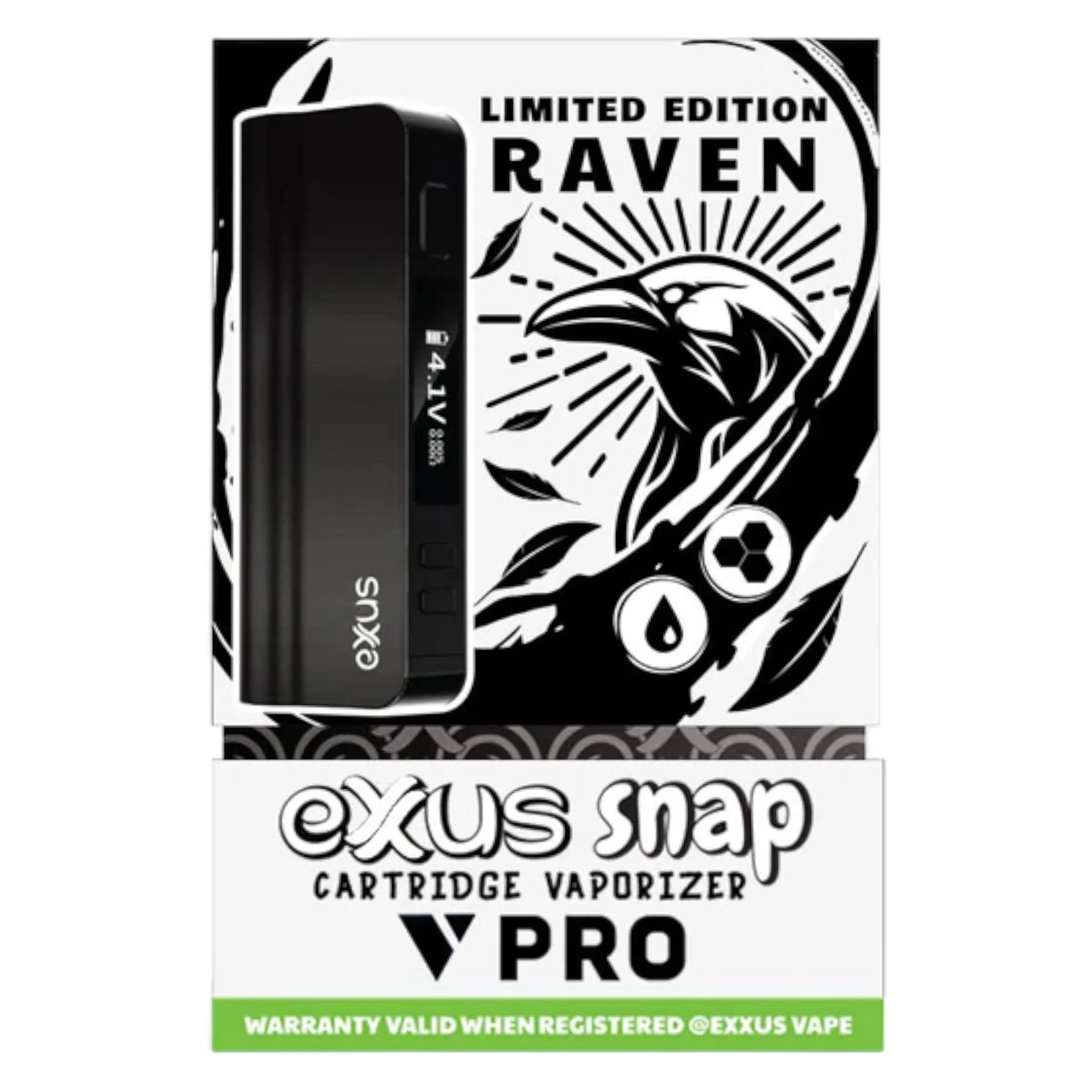 [420963543336] Exxus Snap V Pro Cartridge Battery (Raven)