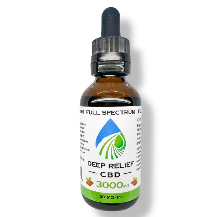 Deep Relief Full Spectrum Tincture 3000mg (Mint)