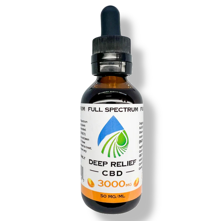 Deep Relief Full Spectrum Tincture 3000mg (Orange)