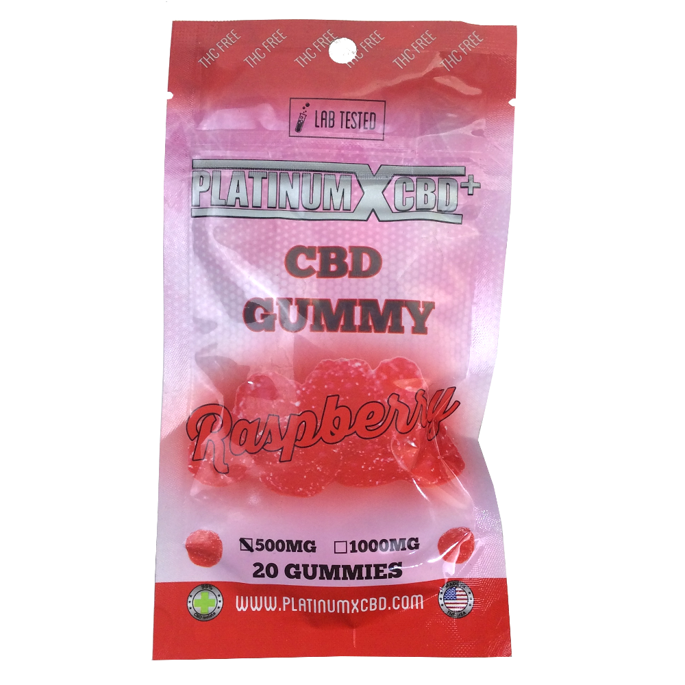PlatinumXCBD 20ct 500mg Gummies (Gummy Bears)
