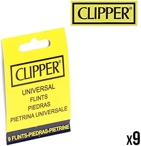 Clipper Universal Lighter Flints - 9ct