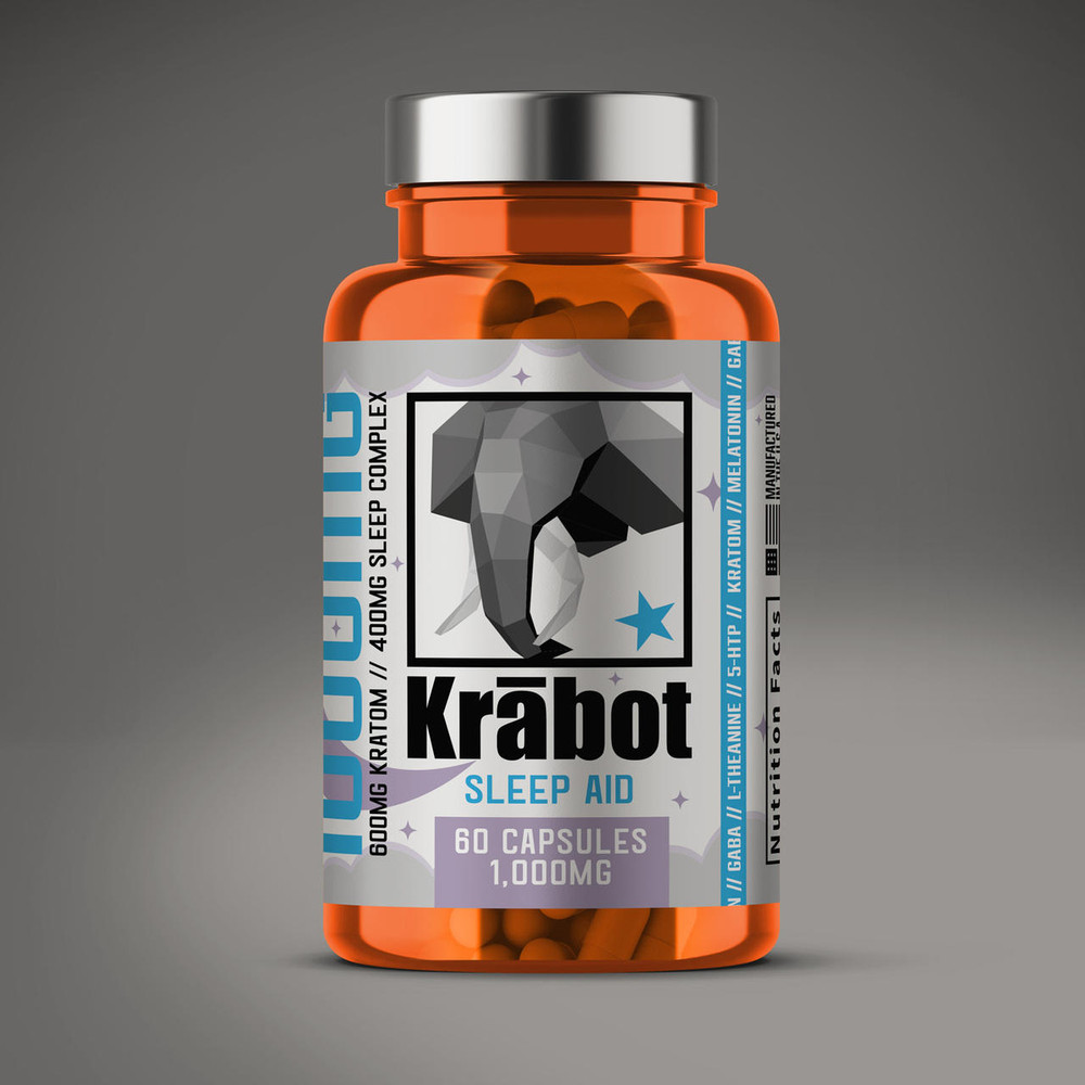 Krabot Sleep Aid Evening Blend 1000mg 60 caps