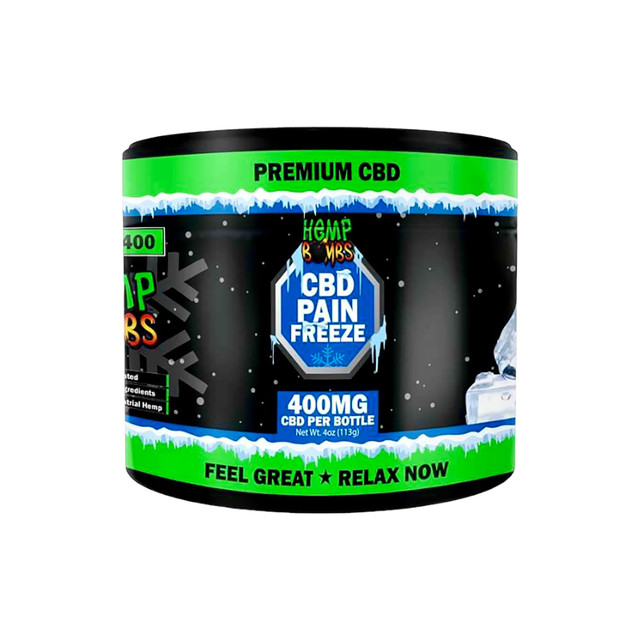 Hemp Bombs CBD Pain Freeze 400mg 4oz