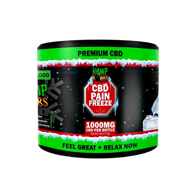 Hemp Bombs CBD Pain Freeze 1000mg 4oz