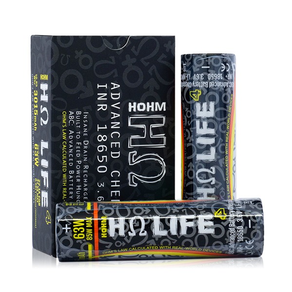 HohmTech 18650 Batteries Hohm-Life Edt. 3015mAh 22.1A 2-Pack